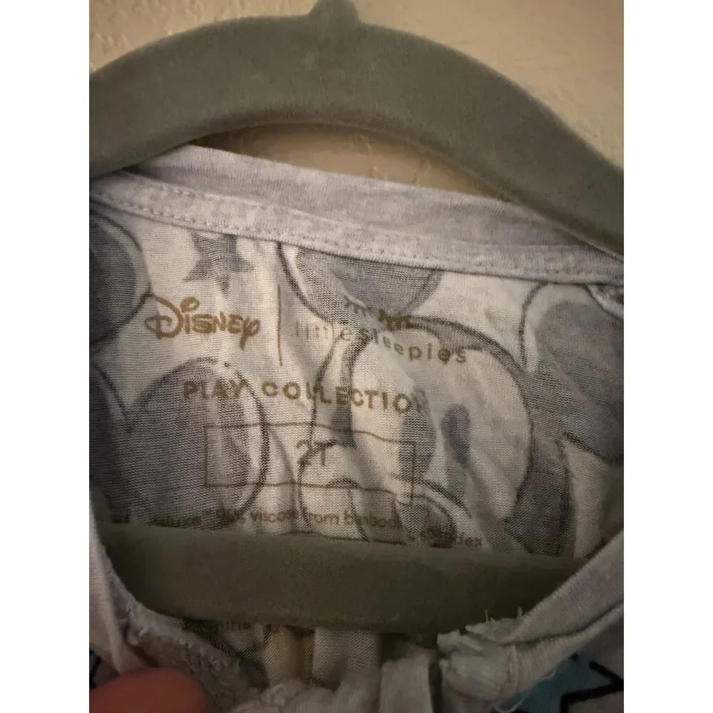 Little Sleepies Mickey short romper size 2T